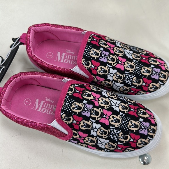 Kids Pink glitter Minnie Mouse sneaker - Picture 4 of 5